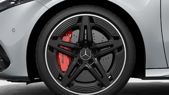 Llantas de aleación AMG de 19" y 5 radios dobles