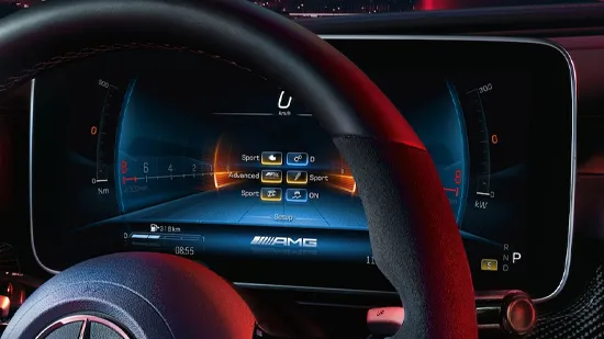 Cuadro de instrumentos específico de AMG