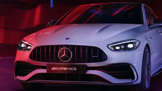 Parrilla del radiador específica de AMG con tirantes verticales