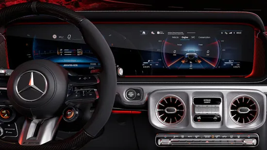 MBUX con estilos de visualización específicos de AMG