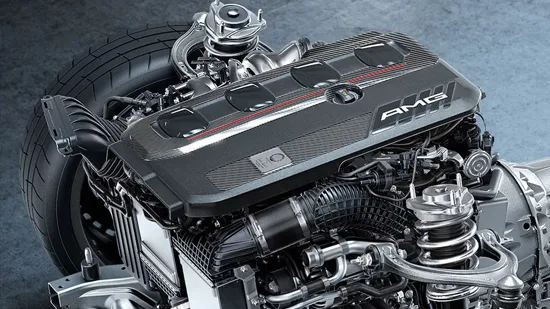Motor Mercedes-AMG de 4 cilindros y 2,0 litros