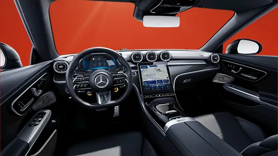 Elemento de adorno de fibra de carbono AMG