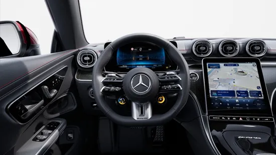 Volante AMG Performance en napa