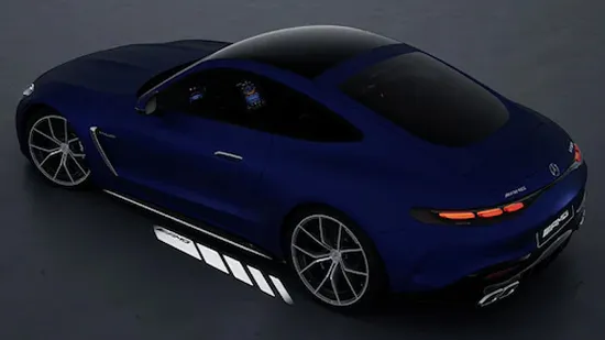 Proyección de logotipo AMG