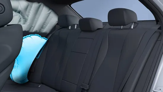 Airbags de cabeza en la parte trasera