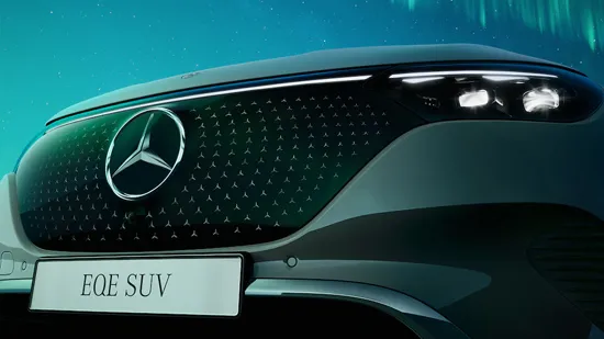 Parrilla del radiador Black Panel con Mercedes-Benz Pattern